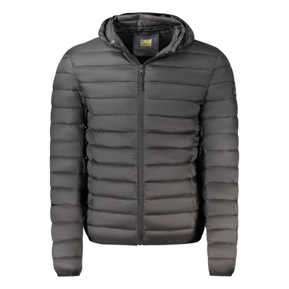 Cavalli Class Black Polyester Light Men's Jacket